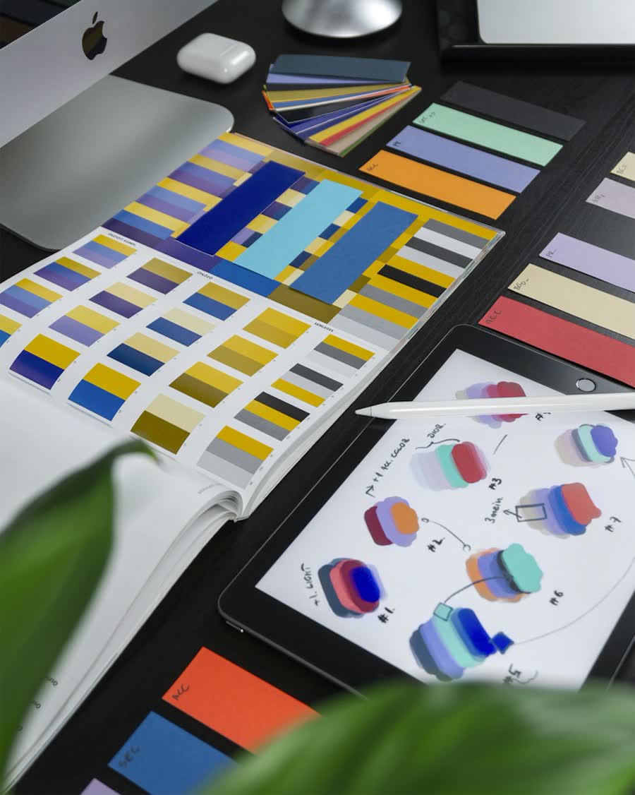 Brand color swatches
